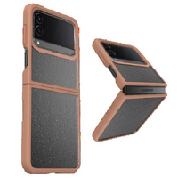 OtterBox Thin Flex Samsung Galaxy New Z Flip Case Sweet Peach (Stardust) - (77-93111)
