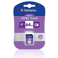 Verbatim 64GB Memory Card - SDXC  Class 10 UHS-I