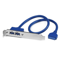 Startech Rear USB Plate - 2x USB 3.0