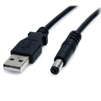 Startech USB-A to 5.5mm DC Cable 2m