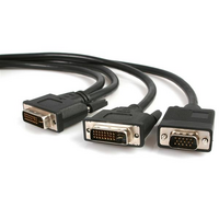 Startech DVI-I to DVI-D+VGA Cable 1.8m