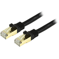 Startech Cat6a Ethernet Cable 30cm - Black