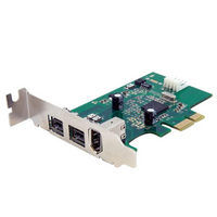 Startech PCIe FireWire Card - 2x Firewire 800 9P  1x Firewire 400 6P