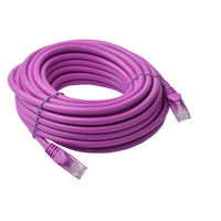 8Ware Cat6a Ethernet Cable 10m - Purple