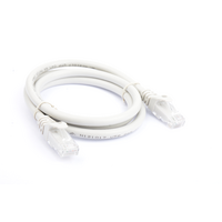 8Ware Cat6a Ethernet Cable 1m - Grey