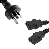 8Ware Power to 2xPC Cable 1m