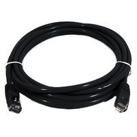 8Ware Cat6a Ethernet Cable 25cm - Black