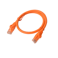 8Ware Cat6a Ethernet Cable 25cm - Orange