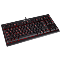 Corsair K63 Mechanical Keyboard - Red Backlit  Cherry MX Red Switches
