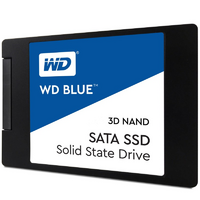 Western Digital Blue 500GB 2.5' SATA3 SSD - Up to 560/530 MB/s