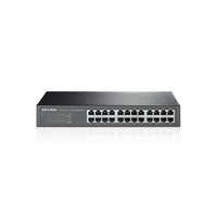 TP-Link SG1024D 24 Port Rackmount Switch - 1Gbps  Unmanaged