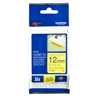 TZe-S631 - BROTHER TZE-S631 STRONG ADHESIVE TAPE 12MM BLACK ON YELLOW