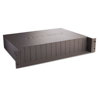 TP-Link MC1400 19' 2U Rackmount Chassis for 14-Slot media converters redundant power supply Hot-Swappable Mounted two cooling fans