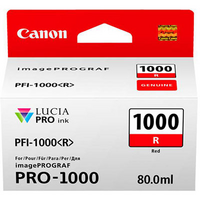 CANON PFI-1000R INK CARTRIDGE RED - CANON PFI-1000R INK CARTRIDGE RED