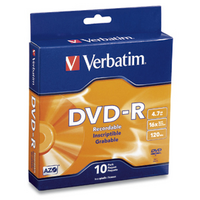 DVD-R 4.7GB 16X Branded 10pk Spindle Box