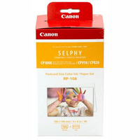 CANON RP108 INK CARTRIDGE AND PAPER PACK 108 SHEETS