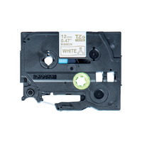 TZE-R234 - Genuine Ribbon Tape Cassette – Gold on White  12mm wide