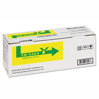 TK-5164Y Yellow Toner Kit (Yield: 12 000 pages @ ISO 19798) - Kyocera Yellow Toner Kit <br /> to suit P7040CDN<br /> * Yield: 12 000 pages @ ISO 19798