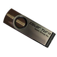 Team Color Turn 8GB Flash Drive - Brown - USB 2.0