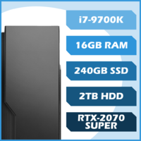 Firestorm Gaming PC - i7-9700K, 16GB, 240GB SSD + 2TB, RTX2070 SUPER, Win10