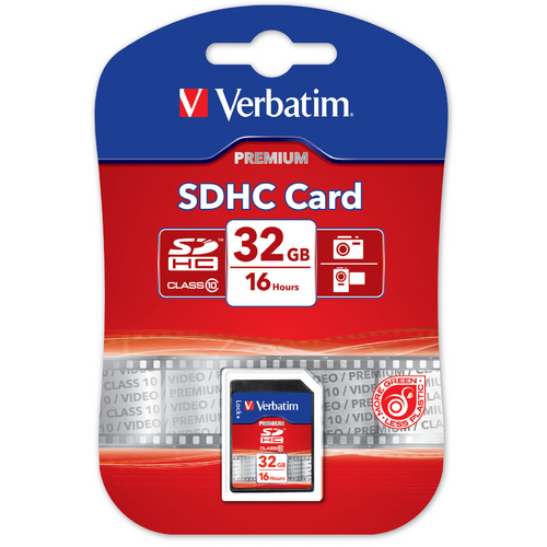 Verbatim 32GB Memory Card - SDHC  Class 10