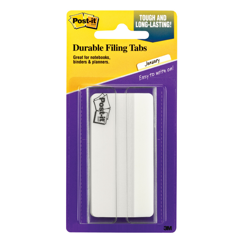 FILING TABS POST-IT 686-50WH3IN WHITE PK50(EACH) - FILING TABS POST-IT 686-50WH3IN WHITE PK50