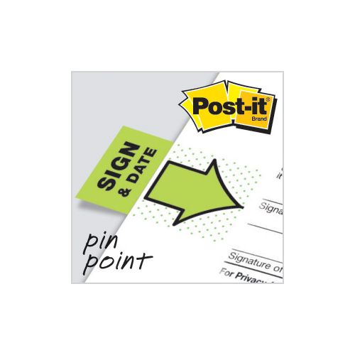 FLAGS POST-IT 680-SD2 SIGN &amp; DATE PK100(EACH) - FLAGS POST-IT 680-SD2 SIGN &amp; DATE PK100