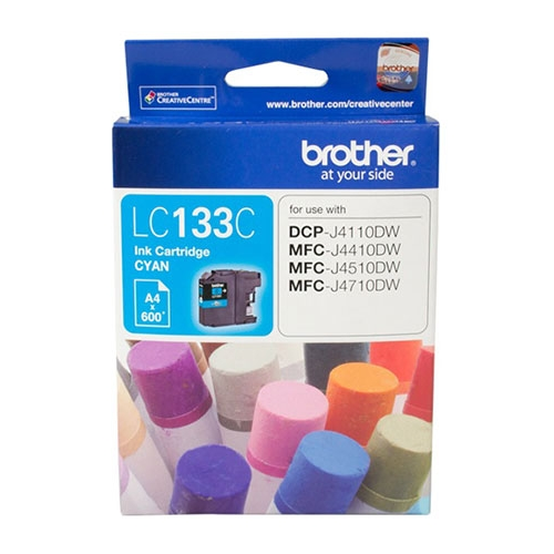INKJET CART BROTHER LC133C CYAN(EACH) - INKJET CART BROTHER LC133C CYAN