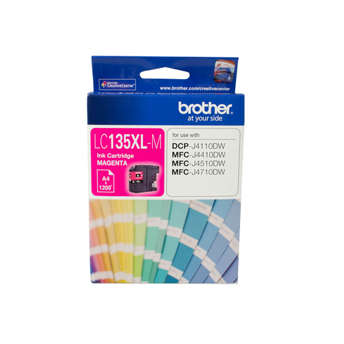 INKJET CART BROTHER LC135XL HIGH YIELD MAGENTA(EACH) - INKJET CART BROTHER LC135XL HIGH YIELD MAGENTA