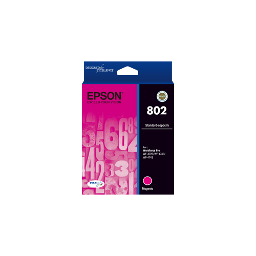 802 Mag Ink Cartridge - EPSON WORKFORCE PRO WF 4720 EPSON WORKFORCE PRO WF 4740 EPSON WORKFORCE PRO WF 4745