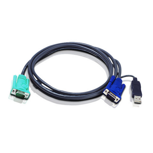 AT-2L5202U - KVM cable VGA + USB 1.80 m