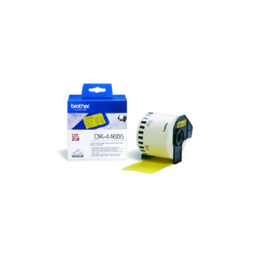 DK-44605 Continuous Removable Yellow Paper Tape (62mm) - DK-44605 Continuous Removable Yellow Paper Tape (62mm)