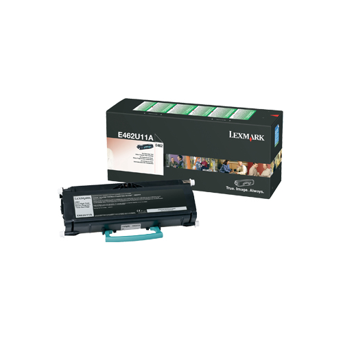 Lexmark E462U11P Black Toner Cartridge - Monochrome Laser  18000  Black