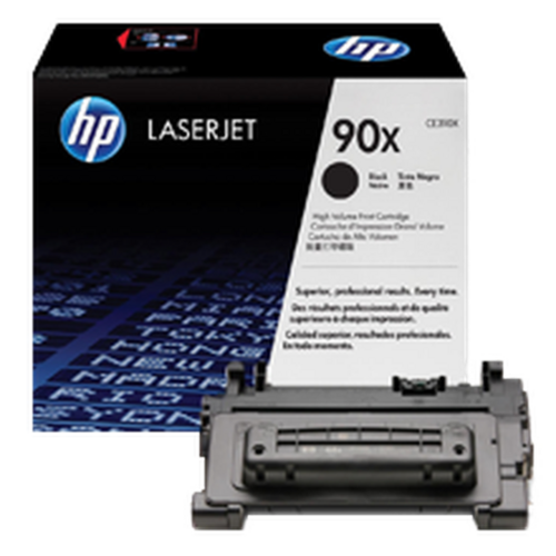 HP CE390X Black LaserJet Toner Cartridge - 90X Black LaserJet Toner Cartridge