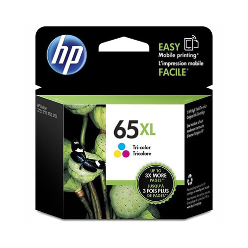 HP NO.65XL TRI COLOUR INK N9K03AA 300 PAGES CYAN MAGENTA YELLOW - HP NO.65XL TRI COLOUR INK N9K03AA 300 PAGES CYAN MAGENTA YELLOW