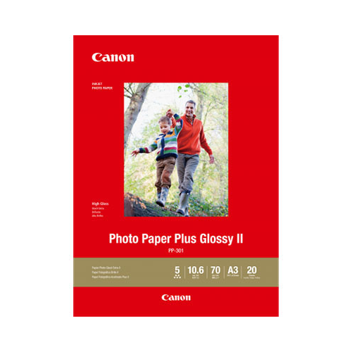 CANON PP301 A3 PHOTO PLUS GLOSSY 265GSM 20 SHEETS - CANON PP301 A3 PHOTO PLUS GLOSSY 265GSM 20 SHEETS