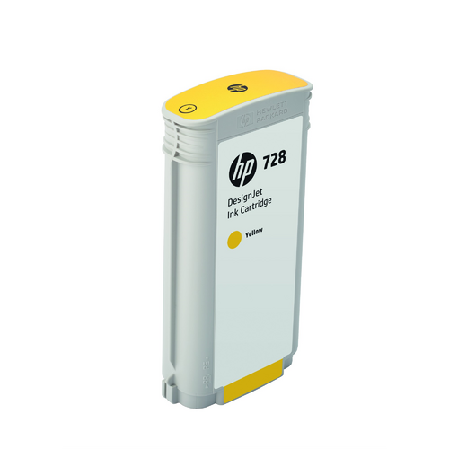 728 130-ml Yellow DesignJet Ink Cartridge