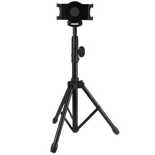 Tripod Floor Stand for Tablets - StarTech.com Tablet Floor Stand - Tripod Stand - 7in to 11in Tablets - with Carrying Bag - Height Adjustable - iPad S