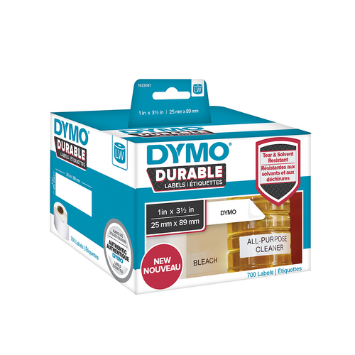 LABEL DYMO 25MMX89MM LW450 SHIPPING WHITE ROLL 700