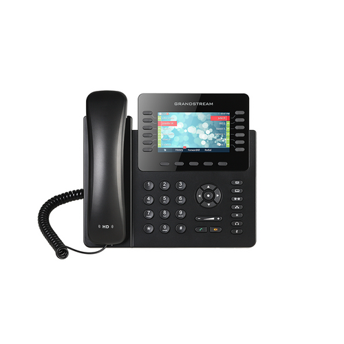 HD PoE IP Phone 480x272 Colour LCD  12 lines  Dual GbE  5 program keys  48 BLF keys  BT  EHS  Supports GXP2200EXT