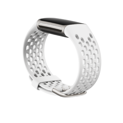 FITBIT CHARGE 5 SPORT BAND FROST WHITE LARGE