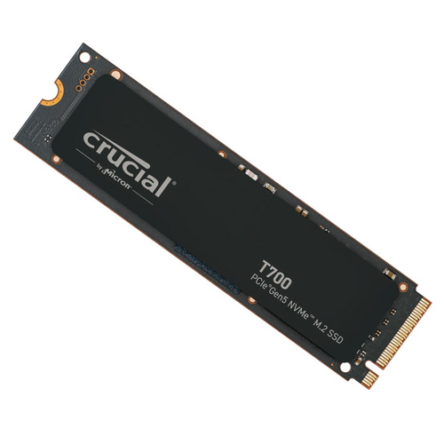 Crucial T700 1TB Gen5 NVMe SSD - 11700/9500 MB/s R/W 600TBW 1500K IOPs 1.5M hrs MTTF with DirectStorage for Intel 13th Gen & AMD Ryzen 7000