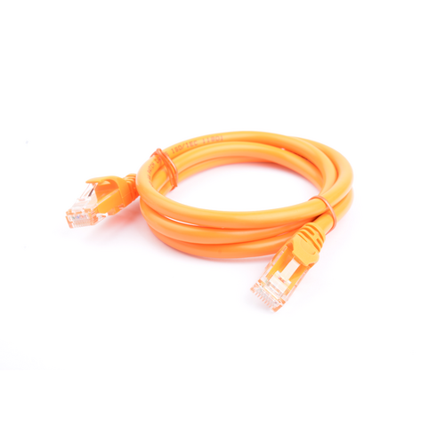 8Ware Cat6a Ethernet Cable 1m - Orange