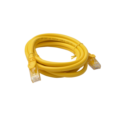 8Ware Cat6a Ethernet Cable 2m - Yellow