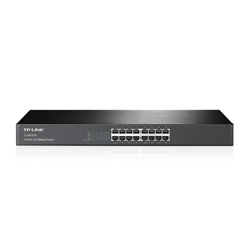 TP-Link SF1016 16 Port Rackmount Switch - 100Mbps  Unmanaged