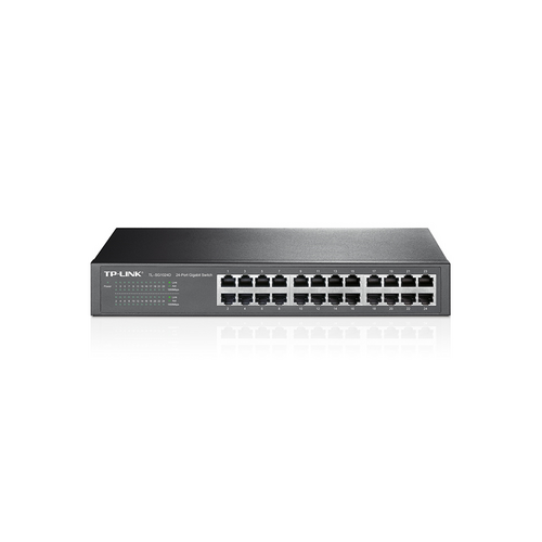 TP-Link SG1024D 24 Port Rackmount Switch - 1Gbps  Unmanaged