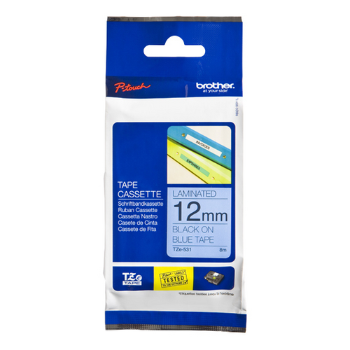 Brother TZe-531 12mm Blue Tape - 8m