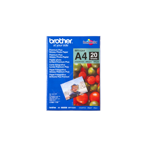 Brother A4 Glossy Paper 20 Sheets