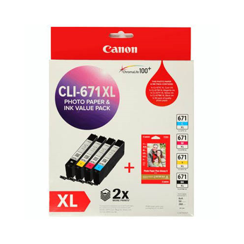 CANON CLI671XL INK CARTRIDGE VALUE PACK