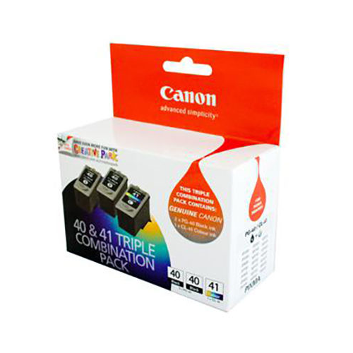 CANON PG40 X 2 + CL41 INK CARTRIDGE VALUE PACK